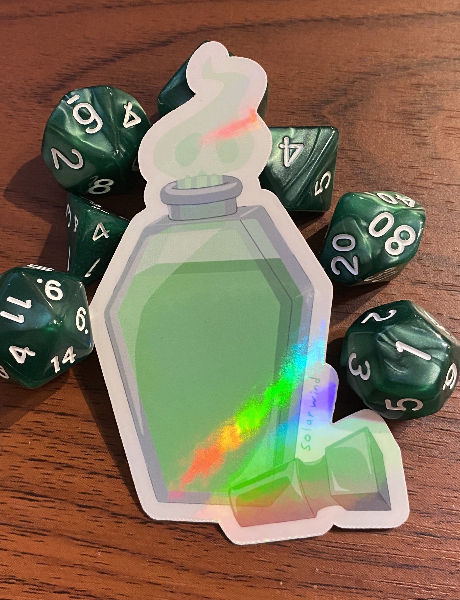 Reanimation Potion holographic vinyl sticker