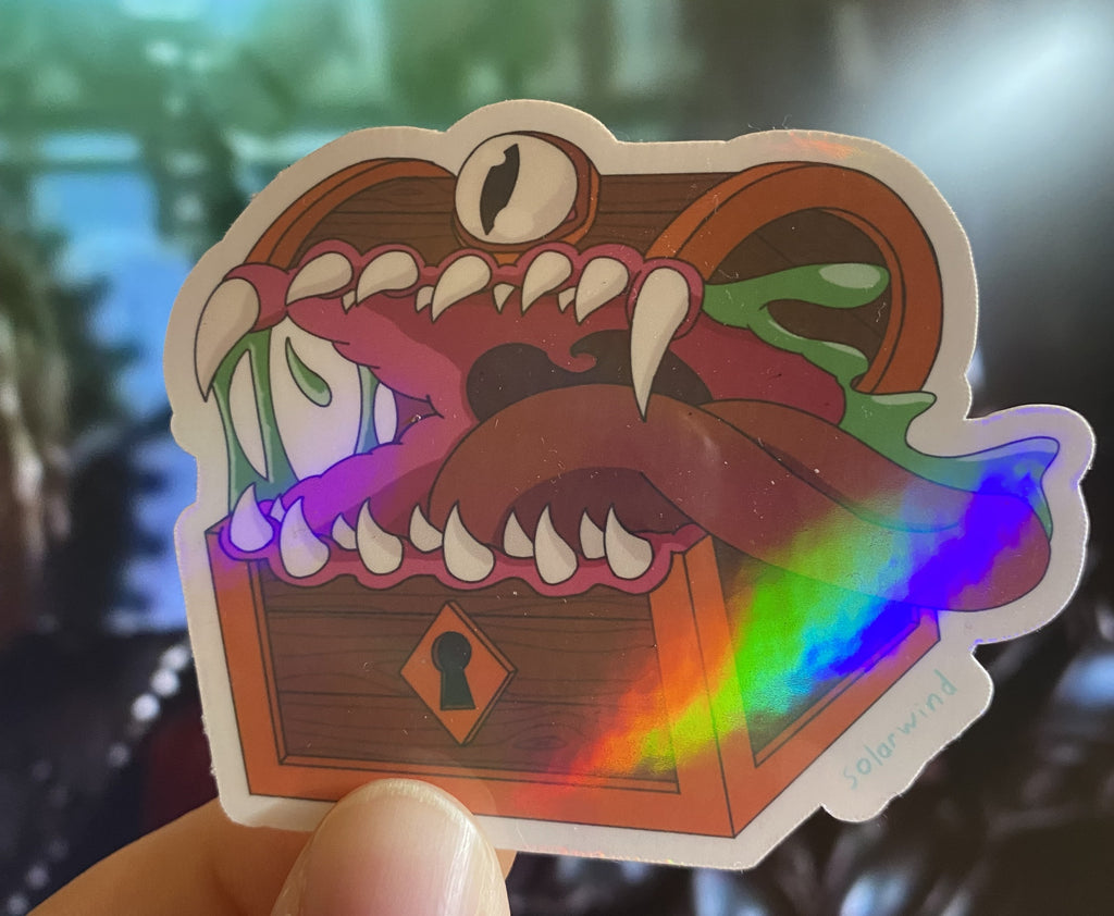 Mimic Sticker holographic vinyl sticker