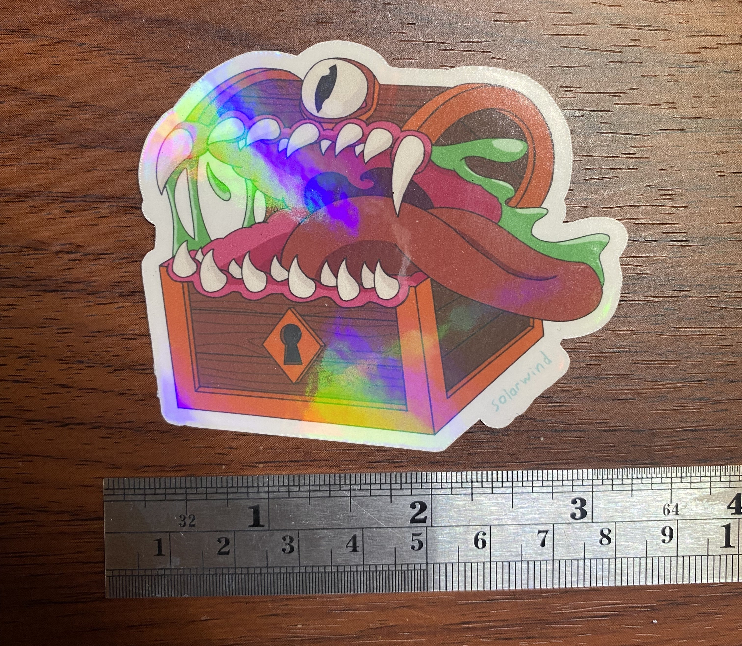 Mimic Sticker holographic vinyl sticker